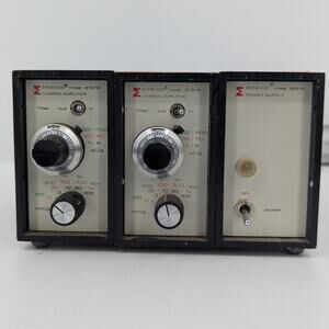 Vintage Endevco 4221A Power Supply w 2 Endevco 2721B Charge Amplifiers *Untested